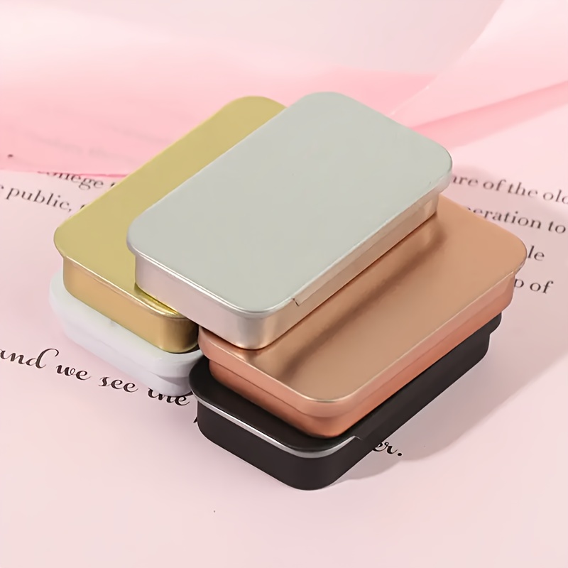 Mini Metal Slide Box for Storage, Portable Design